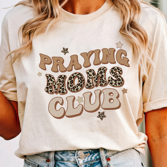 Praying Moms Club | Comfort Colors Ring-Spun Cotton | He Found Me | Christian Bible Verse Tee